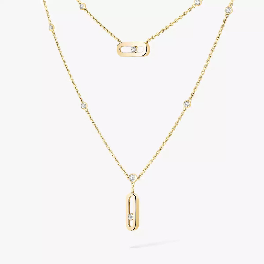 [Elowen jewelsry] Move Uno Diamond Necklace