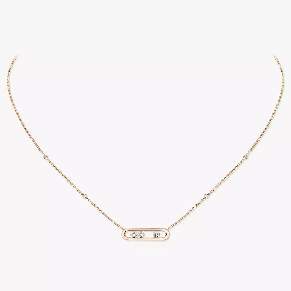 [Elowen jewelsry] Baby Move Gold Diamond Necklace