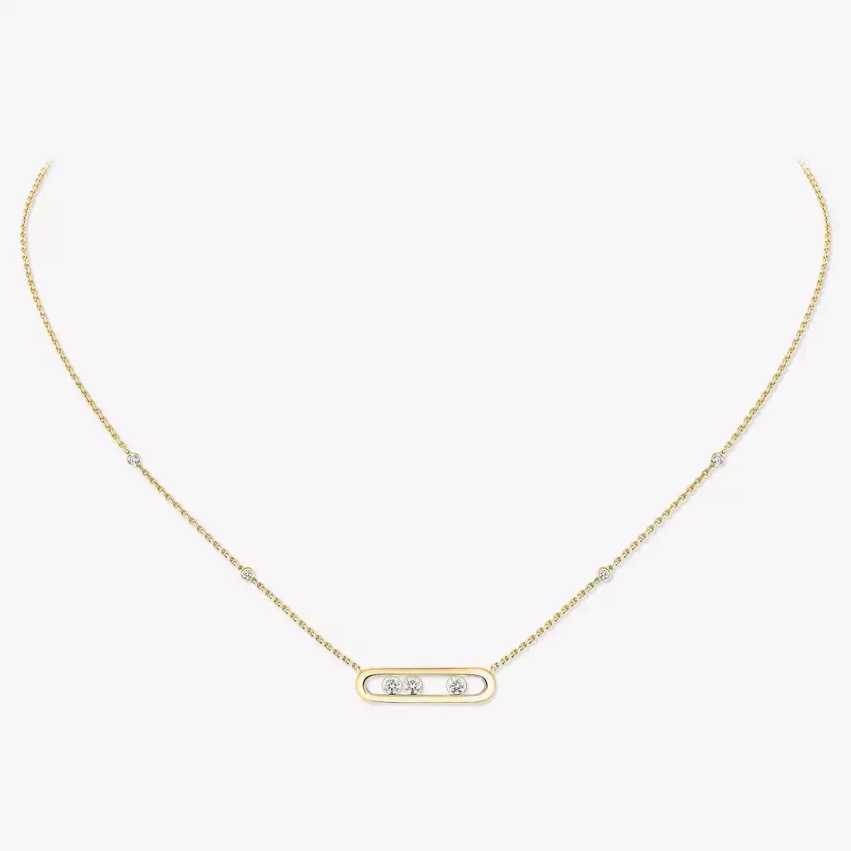 [Elowen jewelsry] Baby Move Halskette aus Gold und Diamanten