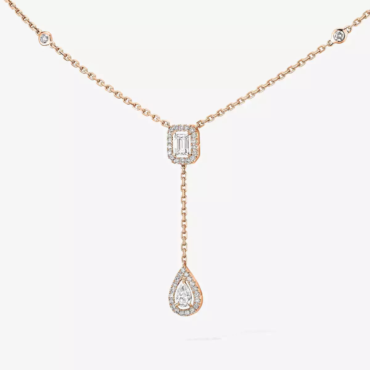[Elowen Schmuck] Goldene Diamant-Krawattenkette