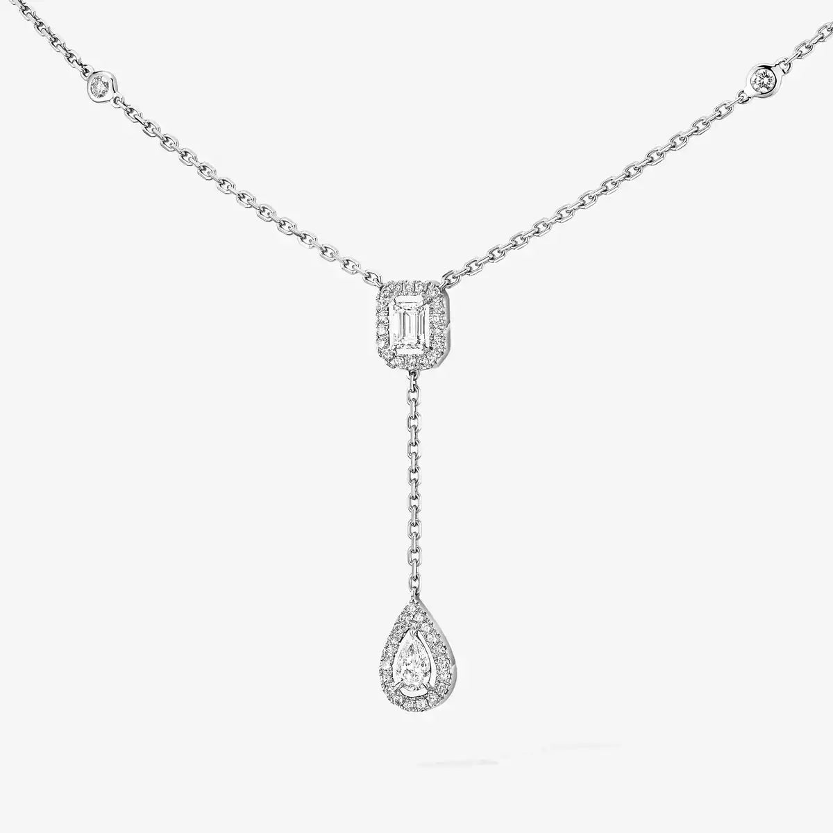 [Elowen Schmuck] Goldene Diamant-Krawattenkette