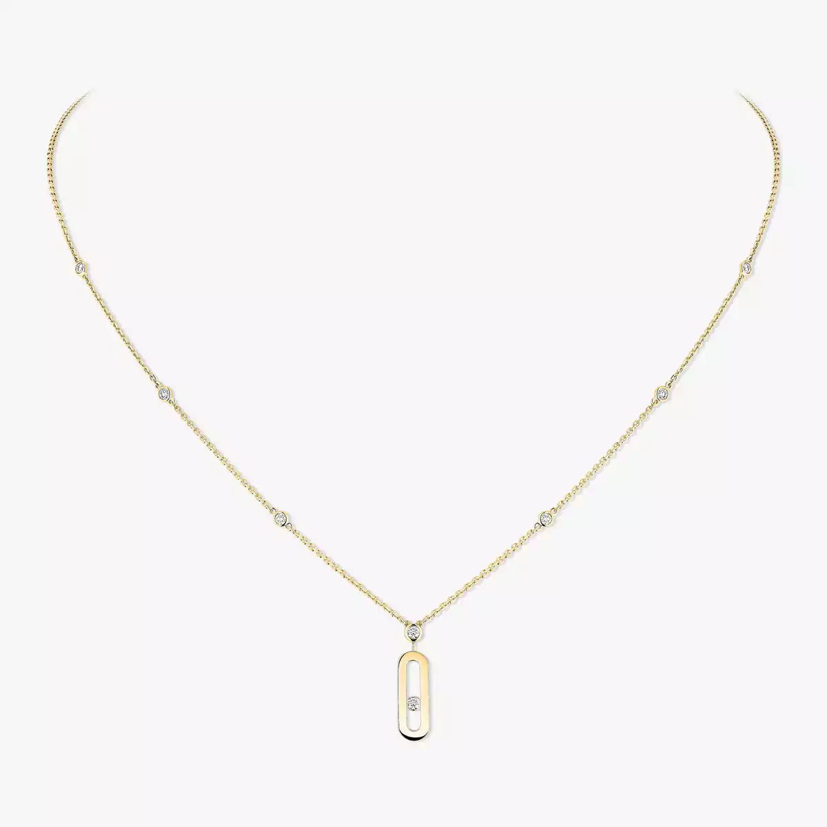 {
  "Elowen jewelsry": "Elowen ジュエリー",
  "Move Uno Gold Diamond Long Necklace": "Move Uno ゴールドダイヤモンド ロングネックレス"
}