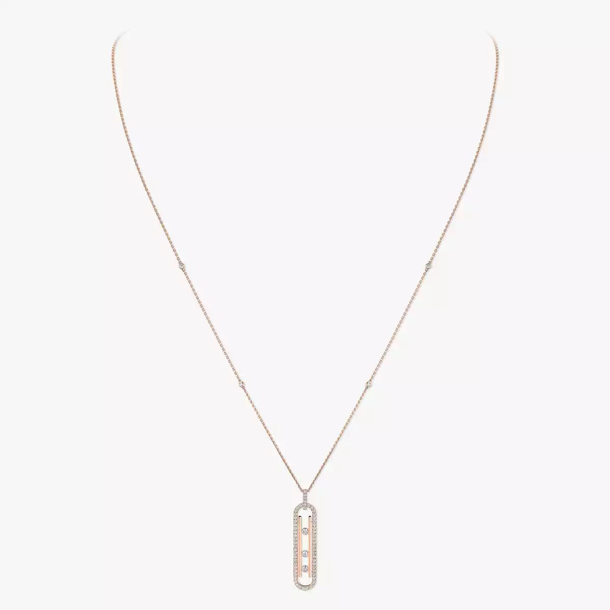 [Elowen jewelry]ダイヤモンドネックレス Move 10Th