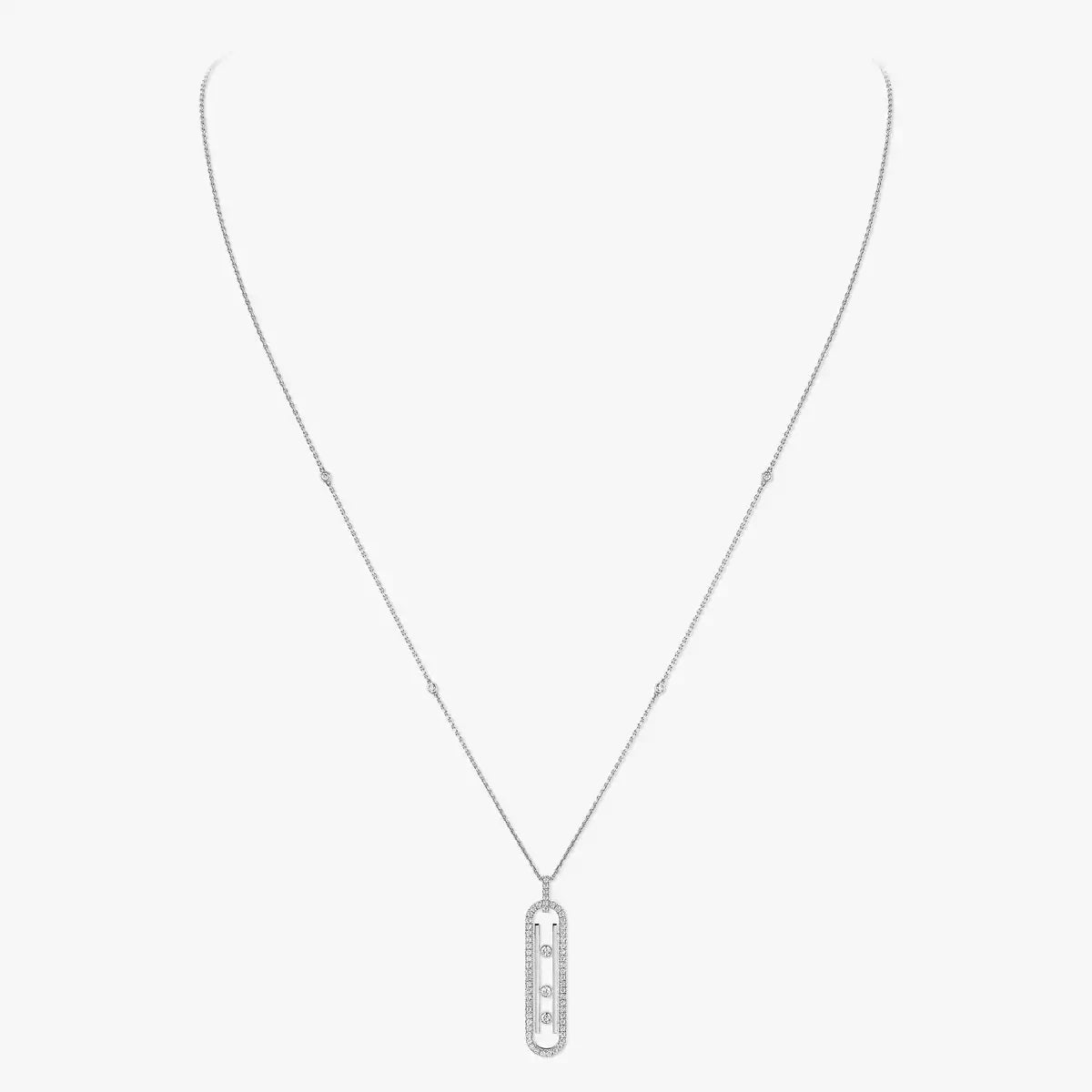 [Elowen jewelry]ダイヤモンドネックレス Move 10Th