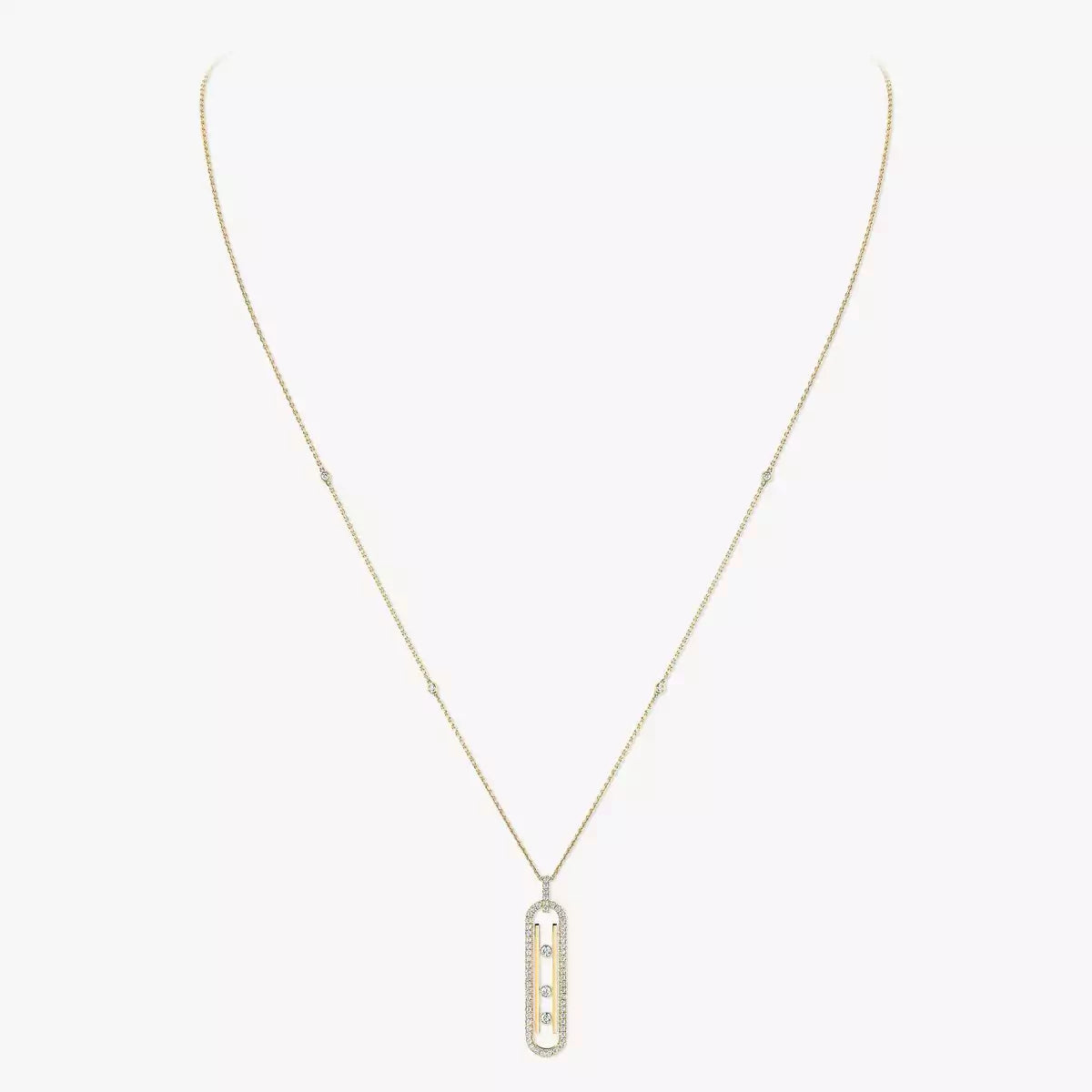 [Elowen jewelry]ダイヤモンドネックレス Move 10Th