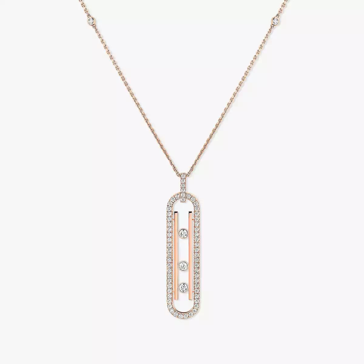 [Elowen jewelry]ダイヤモンドネックレス Move 10Th