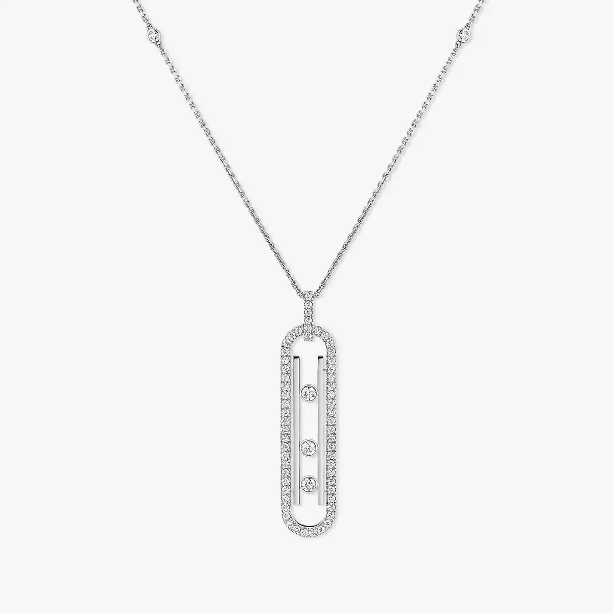 [Elowen jewelry]ダイヤモンドネックレス Move 10Th