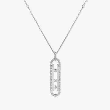 [Elowen jewelry]ダイヤモンドネックレス Move 10Th