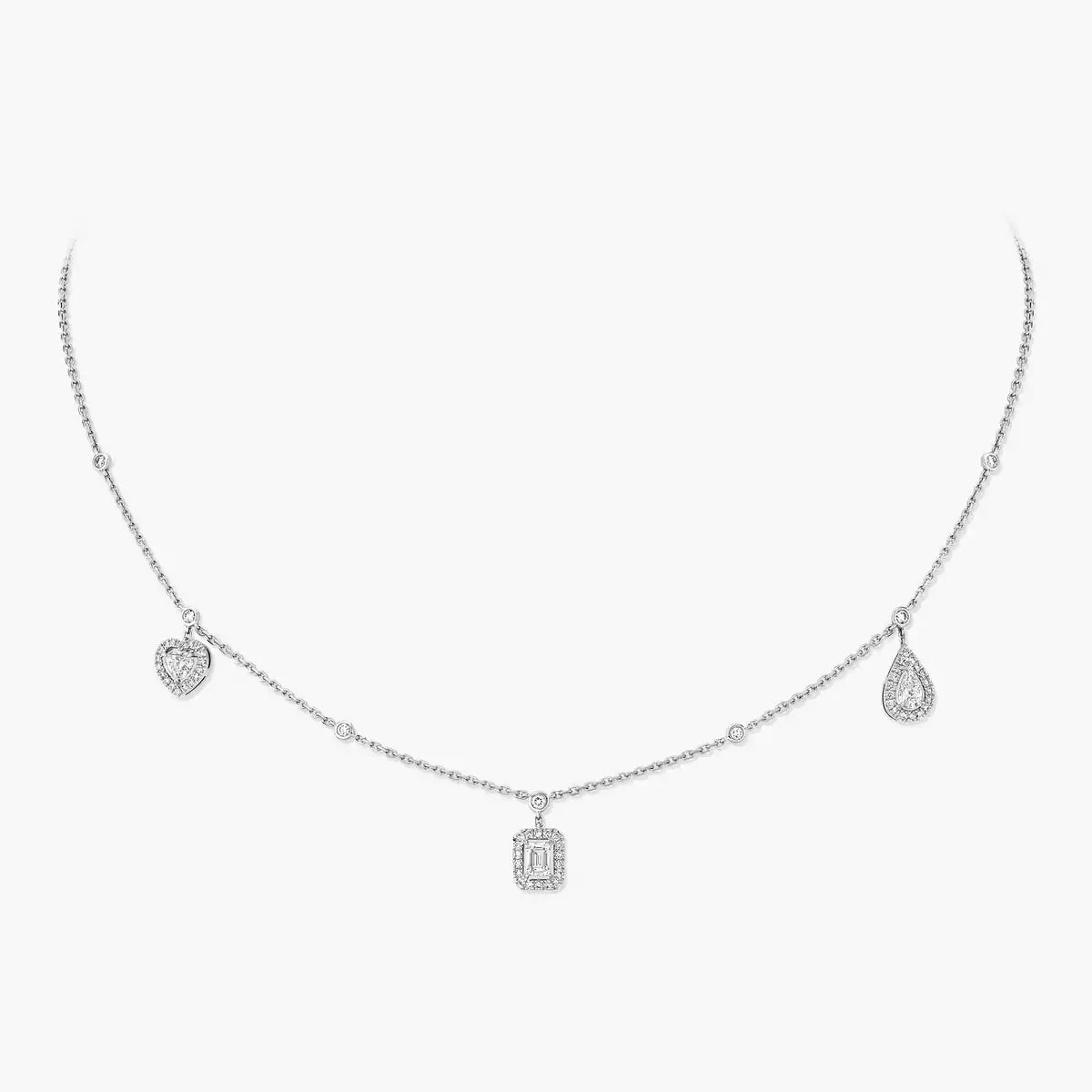 [Elowen Schmuck] Meine Halskette mit zwei Diamanten aus Silber
