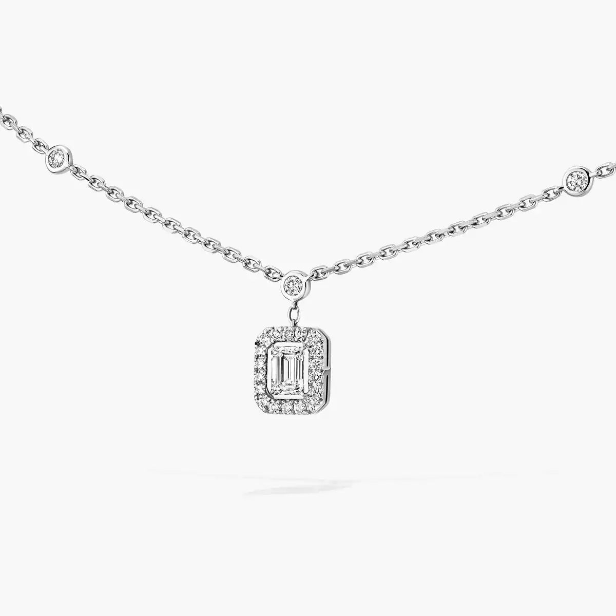 [Elowen Schmuck] Meine Halskette mit zwei Diamanten aus Silber