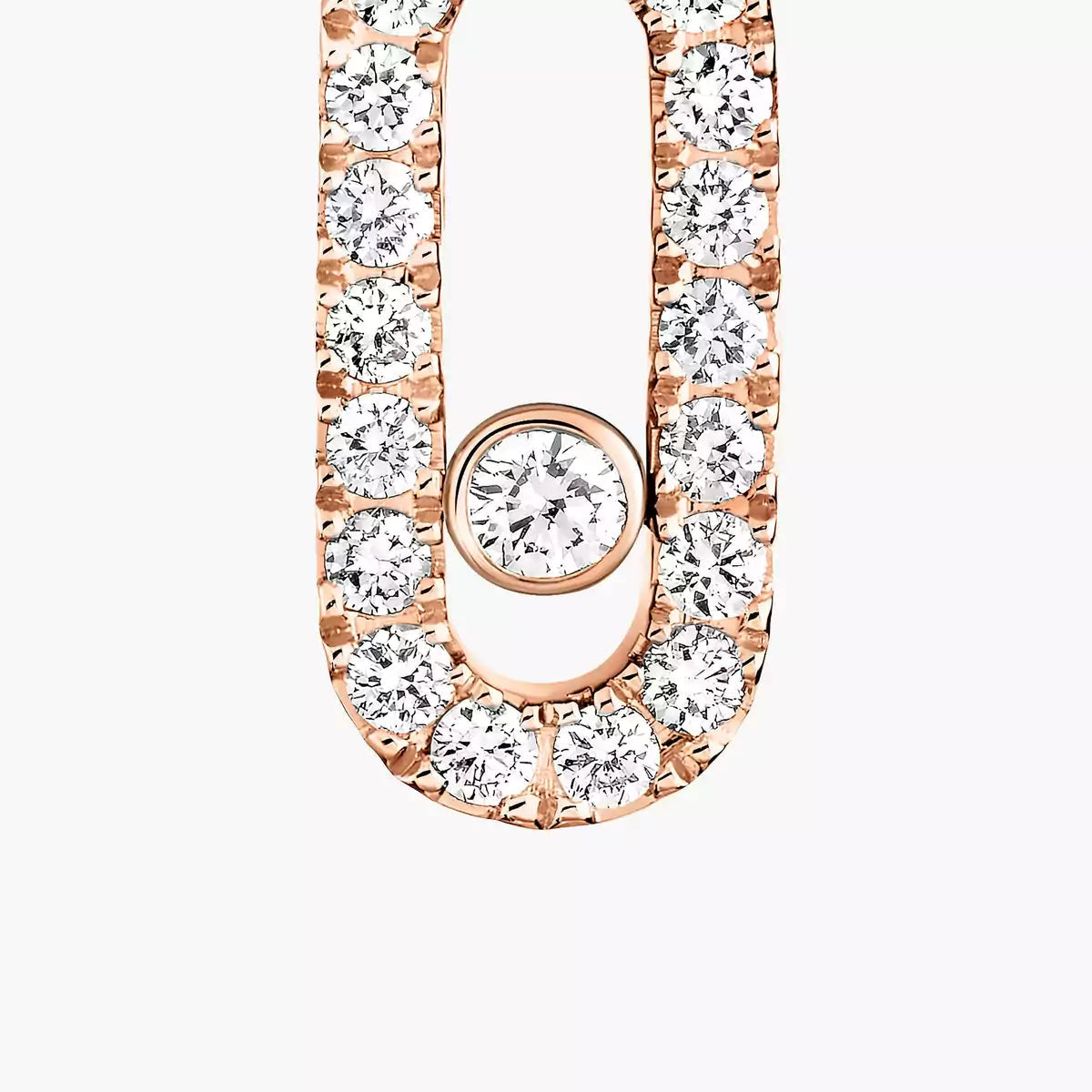 [Elowen jewelsry]Move Uno Einzelne Diamant-Creole