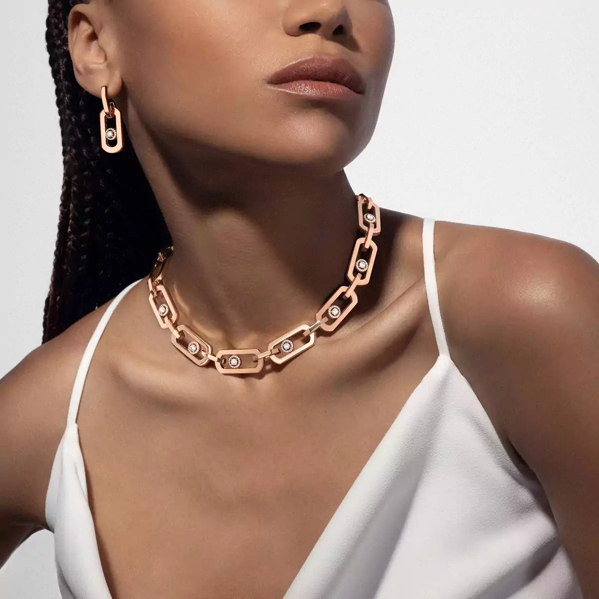 [Elowen jewelsry] So Move XL Diamant-Creole