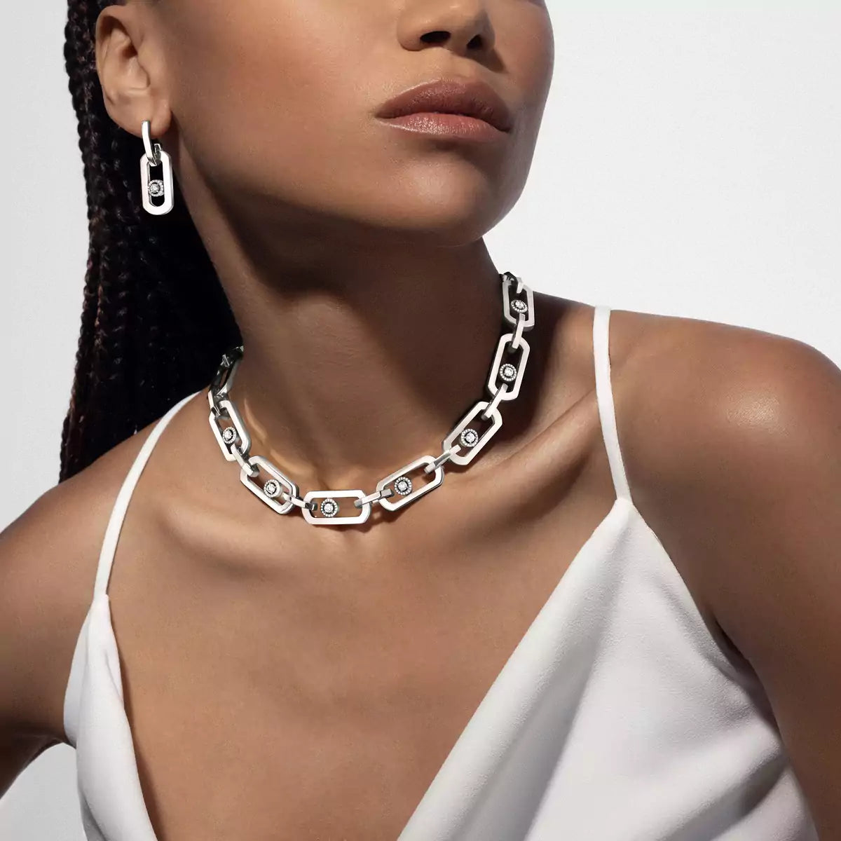 [Elowen jewelsry] So Move XL Diamant-Creole