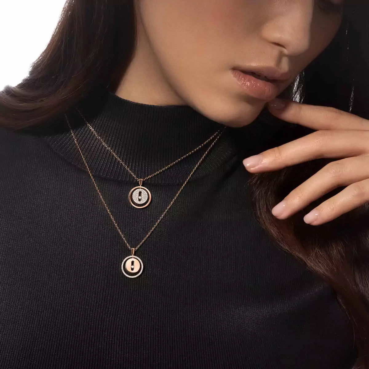 [Elowen jewelsry] ラッキー ムーブ ダイヤモンド ネックレス