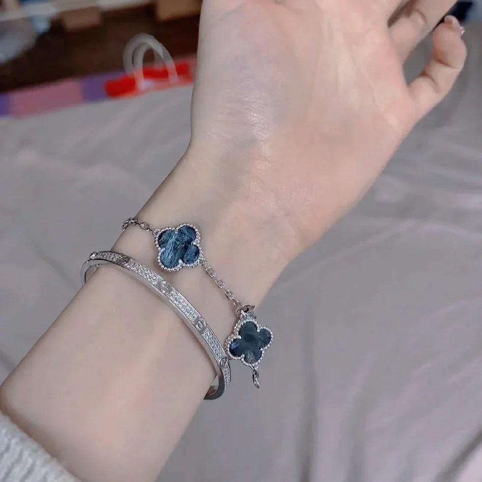 [Elowen jewelsry ]CLOVER 5 MOTIF PIETERSITE BRACELET COLLECTION