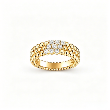 [Elowen Schmuck] DREIREIHIGER DIAMANTRING