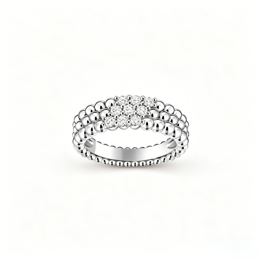 [Elowen Schmuck] DREIREIHIGER DIAMANTRING