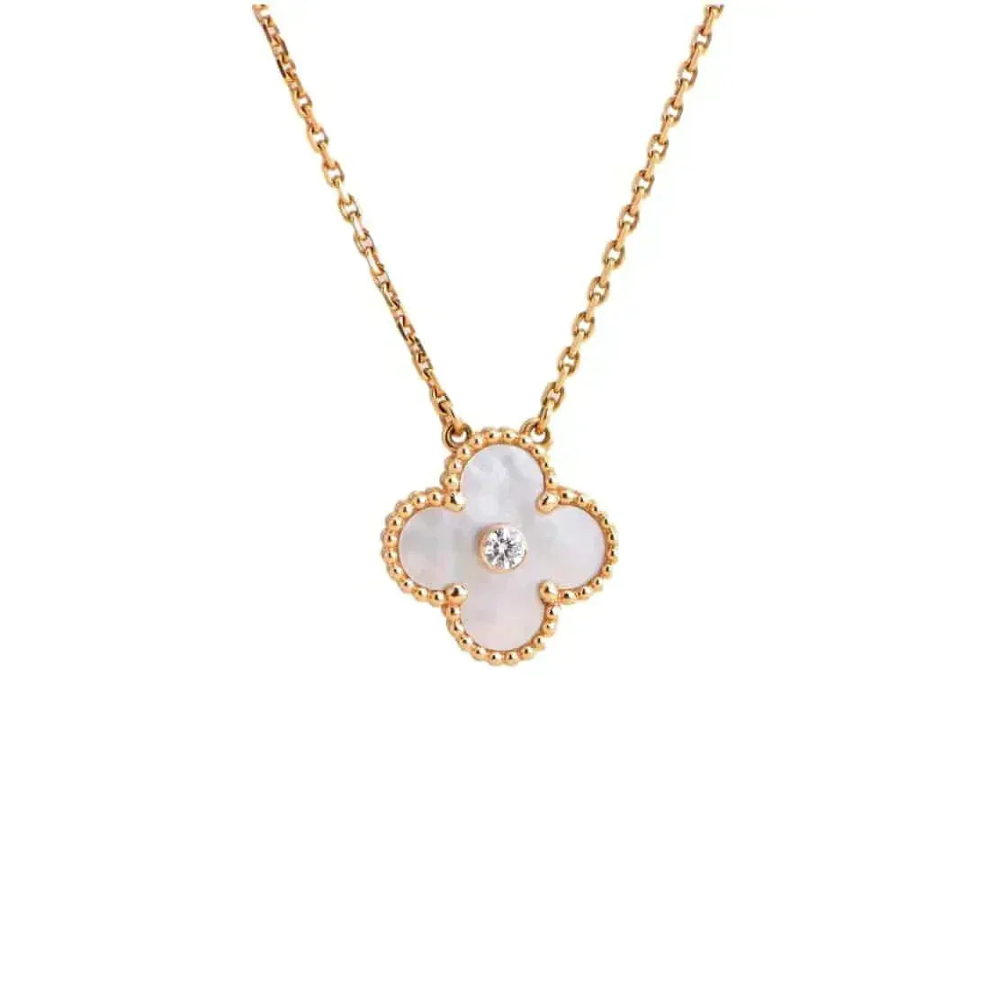 {
  "Elowen jewelsry": "Elowen ジュエリー",
  "CLOVER 15MM DIAMOND WHITE FRITILLARIA NECKLACE": "クローバー 15MM ダイヤモンド ホワイトフリチラリア ネックレス"
}