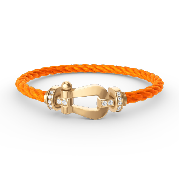 [Elowen jewelsry ]FORCE LARGE HORSESHOE HALF DIAMOND BRACELET GOLD