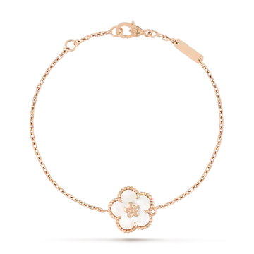 [Elowen jewelsry ]LUCKY WHITE MOP PLUM BLOSSOM  BRACELET