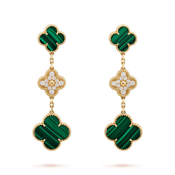 {
  "Elowen jewelsry": "Elowen ジュエリー",
  "CLOVER EARRINGS GOLD MALACHITE DIAMOND 3 MOTIF": "クローバーピアス ゴールド マラカイト ダイヤモンド 3モチーフ"
}
