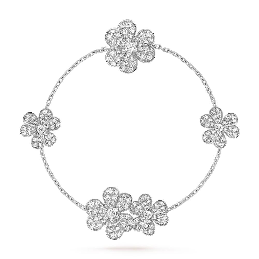 [Elowen jewelsry ]フリヴォル シルバー 5フラワー ブレスレット
