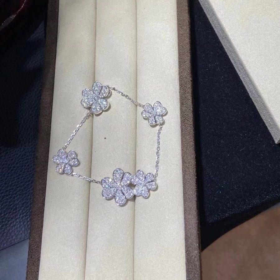 [Elowen jewelsry ]フリヴォル シルバー 5フラワー ブレスレット