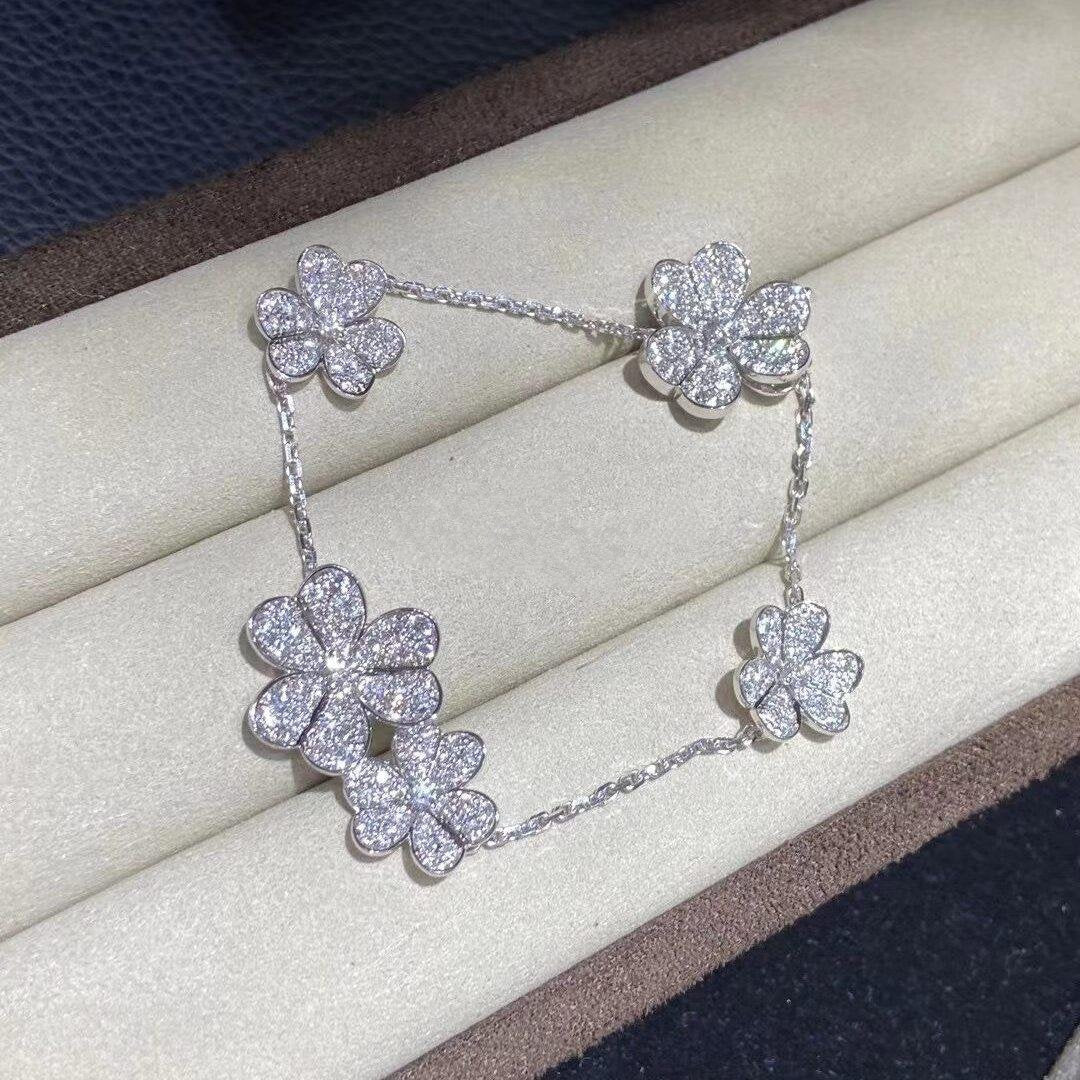 [Elowen jewelsry ]フリヴォル シルバー 5フラワー ブレスレット