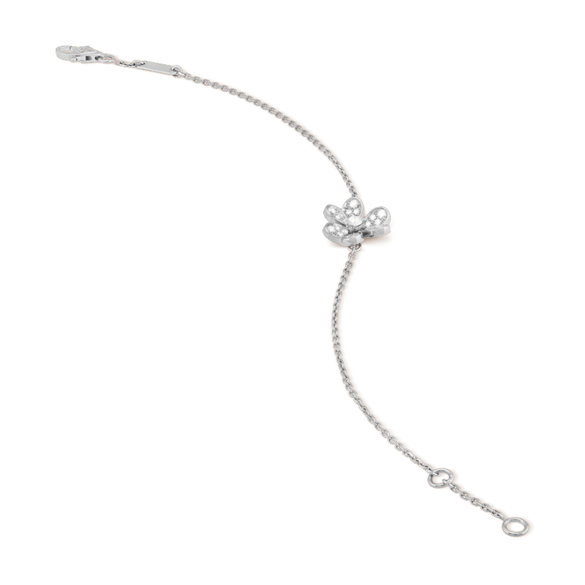 [Elowen jewelsry ]FRIVOLE SILVER FLOWER DIAMOND BRACELET