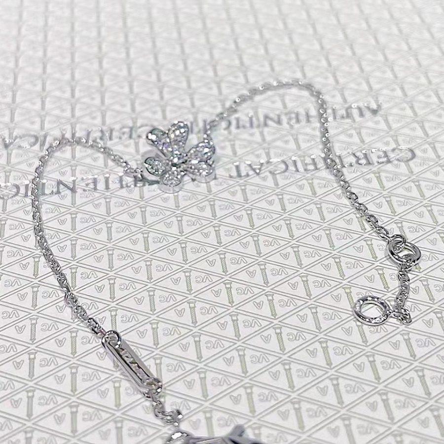 [Elowen jewelsry ]FRIVOLE SILVER FLOWER DIAMOND BRACELET