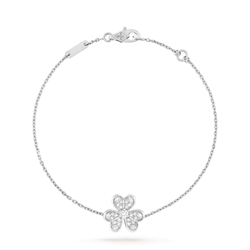 [Elowen jewelsry ]FRIVOLE SILVER FLOWER DIAMOND BRACELET