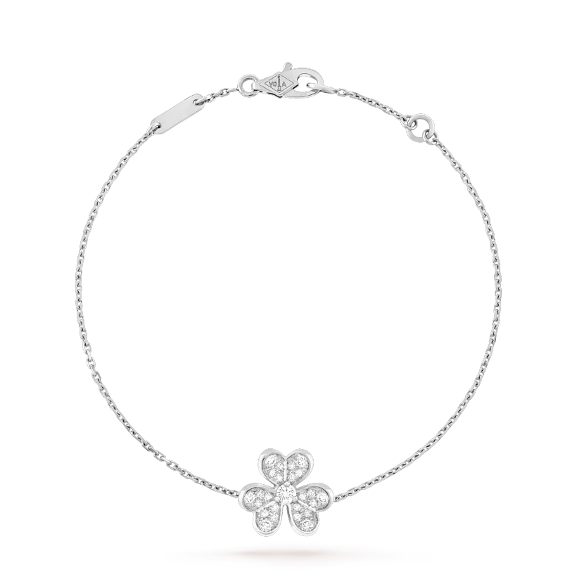 [Elowen jewelsry ]FRIVOLE SILVER FLOWER DIAMOND BRACELET