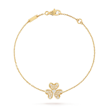 [Elowen jewelsry ]FRIVOLE GOLD FLOWER DIAMOND BRACELET