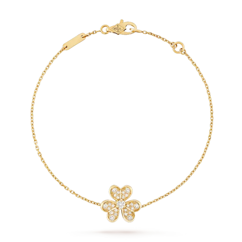 [Elowen jewelsry ]FRIVOLE GOLD FLOWER DIAMOND BRACELET