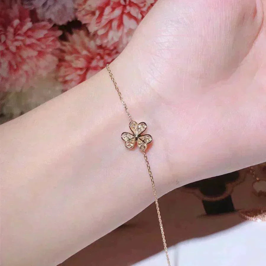 [Elowen jewelsry ]FRIVOLE GOLD FLOWER DIAMOND BRACELET