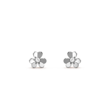 [Elowen jewelsry ]FRIVOLE MINI SILVER FLOWER EARRINGS