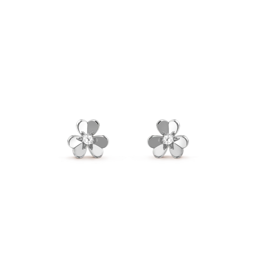 [Elowen jewelsry ]FRIVOLE MINI SILVER FLOWER EARRINGS