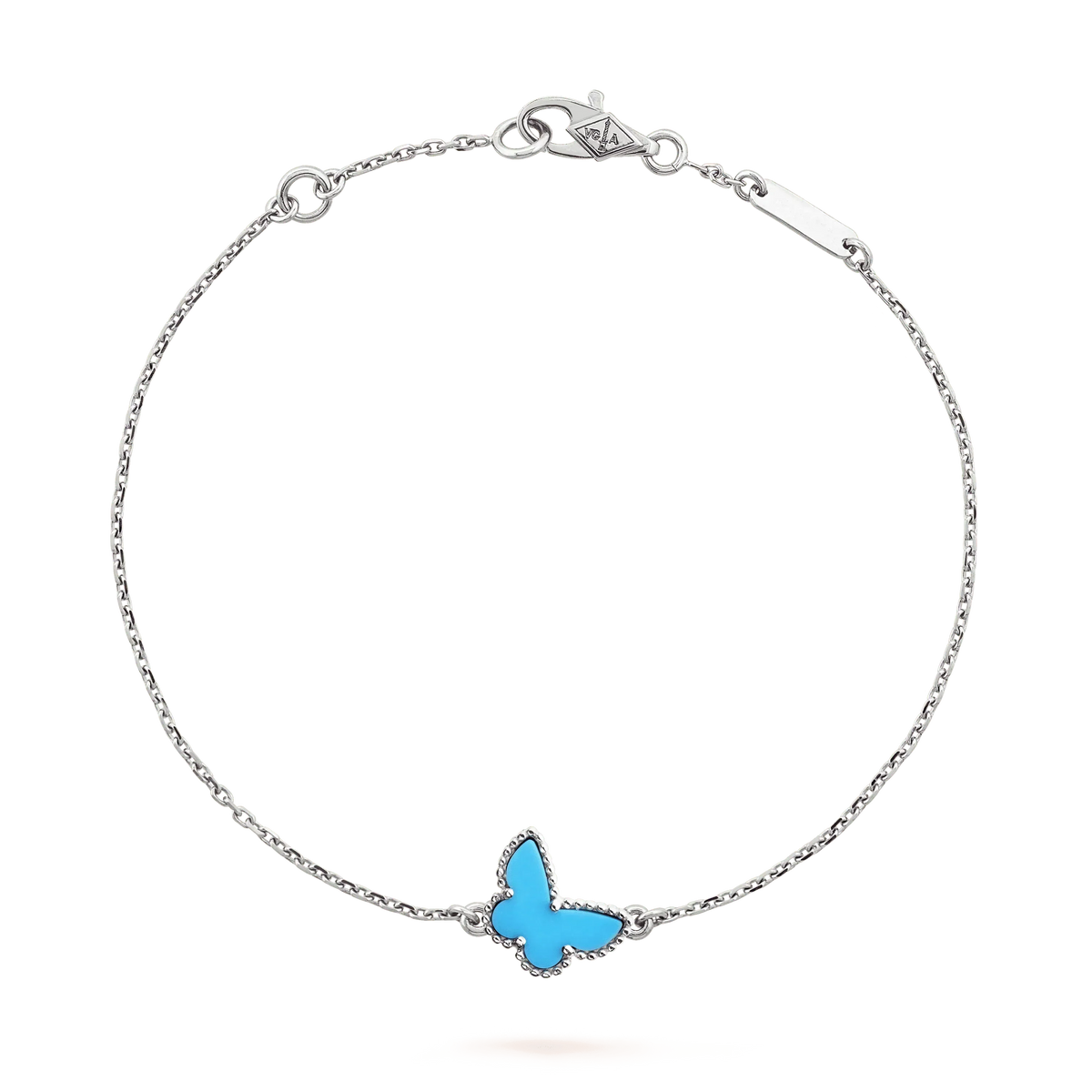 [Elowen jewelsry ]BUTTERFLY TURQUOISE BUTTERFLY BRACELET SILVER