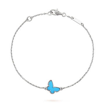 [Elowen jewelsry ]BUTTERFLY TURQUOISE BUTTERFLY BRACELET SILVER