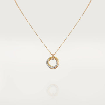 {
  "Elowen jewelsry": "Elowen ジュエリー",
  "TRINITY NECKLACE SILVER GOLD PINK GOLD DIAMONDS": "トリニティネックレス シルバー ゴールド ピンクゴールド ダイヤモンド"
}