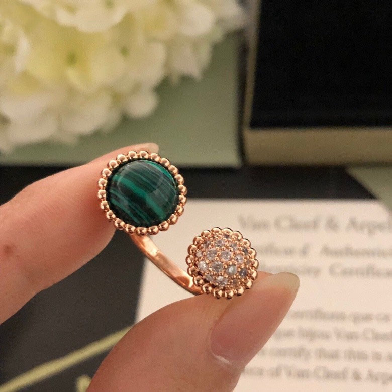 [Elowen jewelsry ]PERLEE COULEURS DIAMOND ROSE GOLD BETWEEN THE FINGER RING
