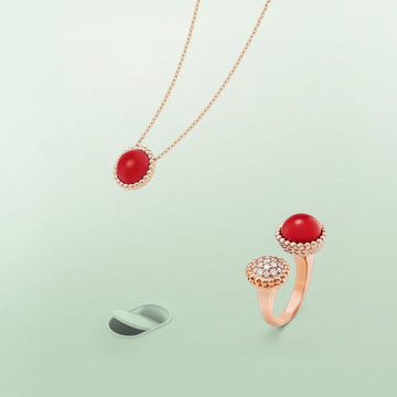 [Elowen jewelsry ]PERLEE COULEURS DIAMOND ROSE GOLD BETWEEN THE FINGER RING