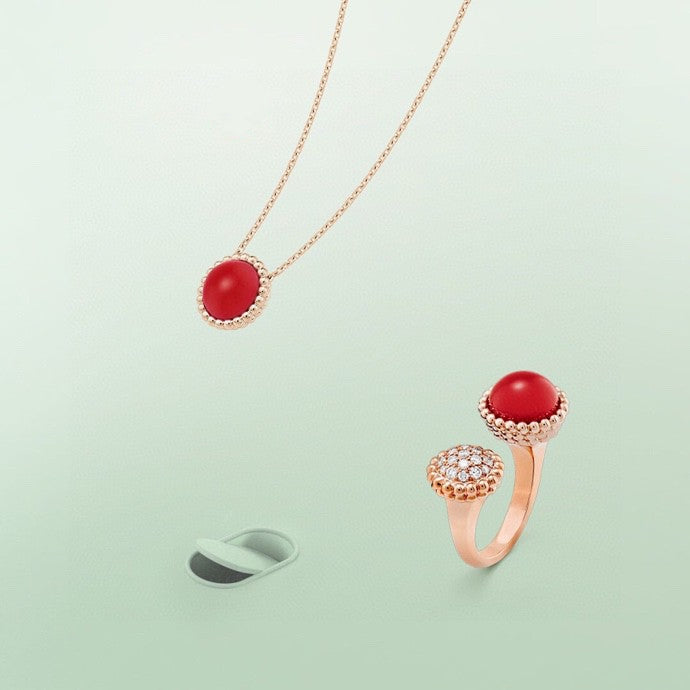 [Elowen jewelsry ]PERLEE COULEURS DIAMOND ROSE GOLD BETWEEN THE FINGER RING