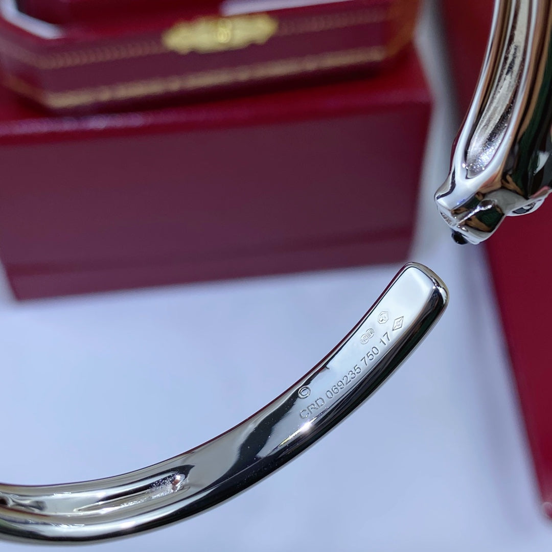 [Elowen jewelsry ]PANTHERE SILVER OPEN BRACELET