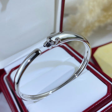 [Elowen jewelsry ]PANTHERE SILVER OPEN BRACELET