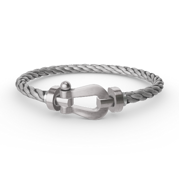 [Elowen Schmuck] FORCE GROSSES HUFEISEN ARMBAND OHNE DIAMANT SILBER