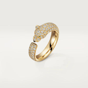 [Elowen jewelry ]パンテール ピンクゴールド ダイヤモンドリング