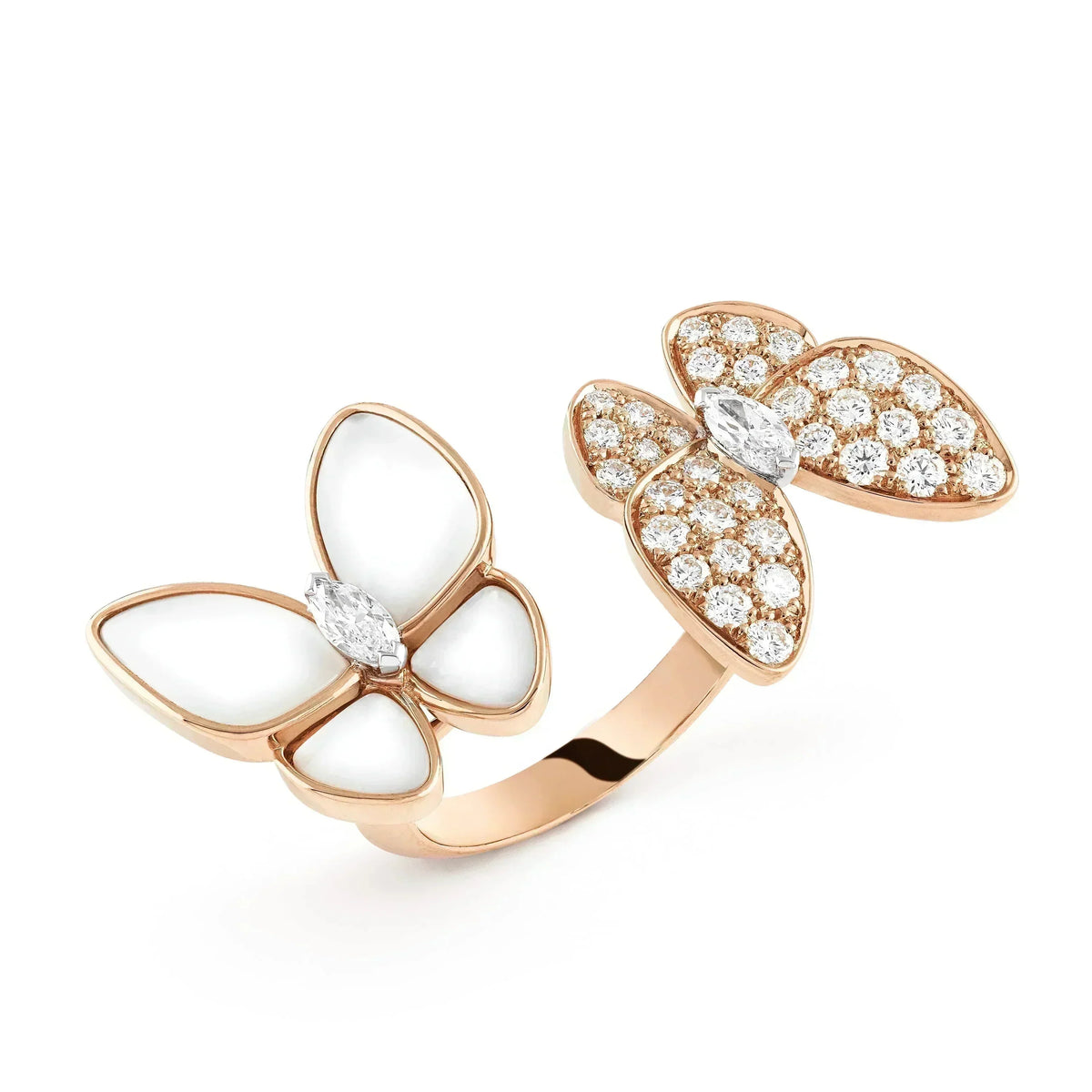 {
  "Elowen jewelsry": "Elowen ジュエリー",
  "TWIN BUTTERFLY DIAMOND MOP RING": "ツインバタフライ ダイヤモンド MOP リング"
}