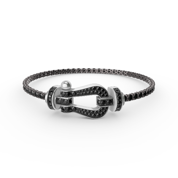 [Elowen jewelsry ]FORCE  LARGE HORSESHOE FULL DIAMOND TENNIS BRACELET